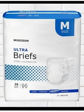 McKESSON Ultra Briefs - 3 Packs [48 Count] Men/Women, Heavy Absorbency